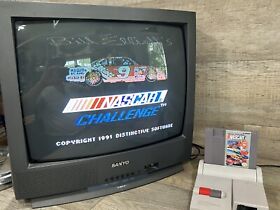 Konami Bill Elliot’s NASCAR Challenge Nintendo NES Tested No Manual