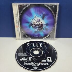 Silver (Sega Dreamcast, 2000) Disc and Case - No Manual 