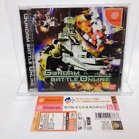 Gundam Battle Online Dreamcast 2001 Tested NTSC-J (Japan) from japan