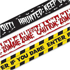 Halloween Zombie Caution Tape & Zombie Posters Pack, Fright Tape Bundle for Zomb