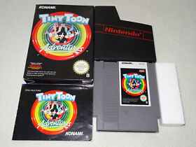 Tiny Toon Adventures NES gioco completo di IMBALLO ORIGINALE e istruzioni