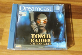 Tomb Raider Chronicles SEGA Dreamcast manual en caja