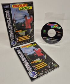 Actua Golf Sports Series Sega Saturn Complete w/Manual CIB