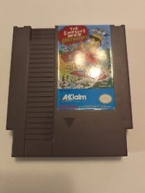 The Simpsons Bart Vs The Space Mutants - Authentic Nintendo NES Game