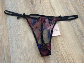 Agent Provocateur Black "ANICE" Trixie Thong Medium/Large - Brand New With Tags!