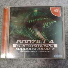 DreamCast DC Godzilla Generations Maximum Impact Sega Used item from Japan