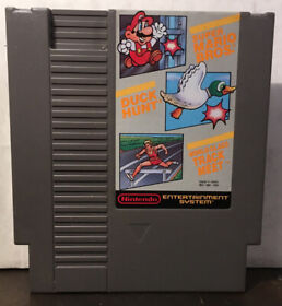 Super Mario Bros. / Duck Hunt / World Class Track Meet (NES) Not Tested