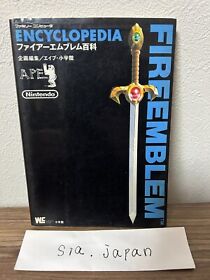 FIRE EMBLEM HYAKKA ENCYCLOPEDIA Guide Book Nitnendo Famicom 1990 USED Japan SG