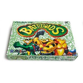 BATTLETOADS - Empty box replacement spare case Famicom tray Battle Toads