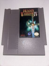 Dragon Warrior IV 4 (Nintendo NES, 1992) Authentic game Only. Tested Working