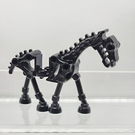 LEGO Minifigure Black Skeletal Horse Castle Skeleton Preowned 7009