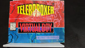 Teleroboxer | Nintendo | Virtual Boy | Manual | Original | VUE-VTBK-USA