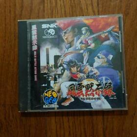 SNK FUUN MOKUSHIROKU SAVAGE REIGN NEO GEO CD Used Japanese Retro Game from Japan