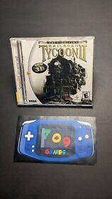 Railroad Tycoon II Gold Edition (Sega Dreamcast, 2000) CIB COMPLETE
