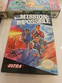 Mission Impossible NES Box,   Game NO Manual Nintendo USA CANADA  
