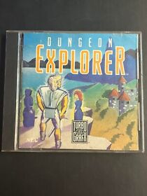 Dungeon Explorer (TurboGrafx 16) 1989 Case Manual HuCARD Sleeve