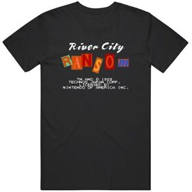 River City Ransom Starting Screen Retro NES Video Game Fan  T Shirt