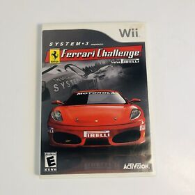 NES Nintendo Wii Game Ferrari Challenge: Trofeo Pirelli Nintendo Wii 2008 