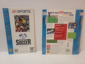 Fifa International Soccer Sega CD Manual W/ ReG CaRD And Back Cover Art No Game