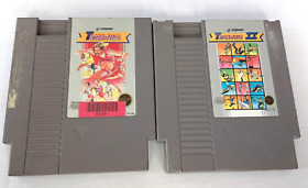 Lot of 2 Konami Track & Field and Track & Field 2 Nintendo NES Tested and Clean