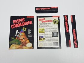 Desert Commander Nintendo NES Rental Cut Box ONLY *DAMAGED