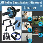 7-in-1 Bauchmuskeltrainer AB Roller Übungsreifen Krafttraining Core Strength