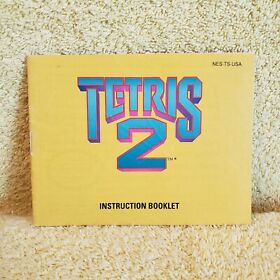 Tetris 2 NES Nintendo Instruction Manual Only