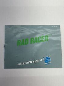 NES Rad Racer Manual/Nintendo - Auténtico manual de instrucciones