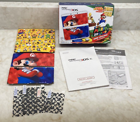 NINTENDO 3DS SUPER MARIO 3D LAND CONSOLE BUNDLE BOX MANUAL PLATES - NO CONSOLE!!