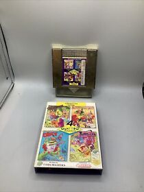 Quattro 4 Adventure (Nintendo NES) Game Box And Game - CodeMasters - Camerica