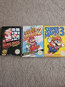 Nintendo NES - super mario bros, 2 And 3! 