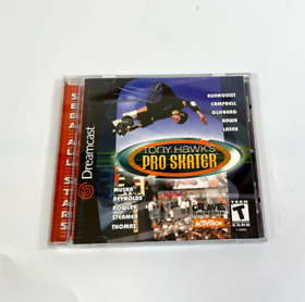 Tony Hawk's Pro Skater (Sega Dreamcast, 2000) SEGA All Stars Free Shipping