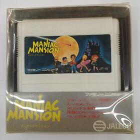 Jaleco Maniac Mansion Famicom Software Japan