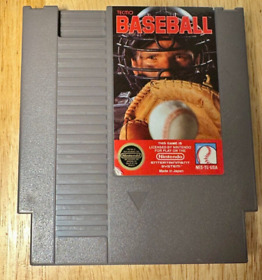 Tecmo Baseball (Nintendo Entertainment System, NES) Tested Working