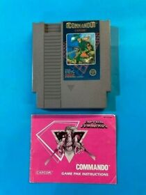 Commando Destroy The Enemy Army: Nintendo NES With Manual