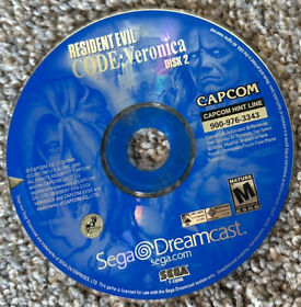 Resident Evil CODE: Veronica (Dreamcast, 2000) Disc 2 Disk 2 Only