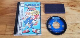 Sonic Jam Sega Saturn Video Game CD Complete w/ Case Foam & Manual CIB TESTED !!