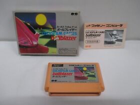 NES -- LUCASFILM GAMES ballblazer -- Box. Famicom, JAPAN Game. 10523