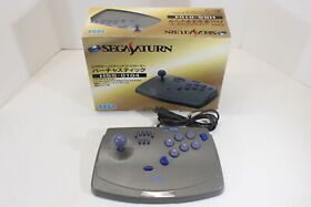 Sega Saturn Virtua Stick Arcade Controller HSS-0104 Boxed OEM Japan Import GC60B