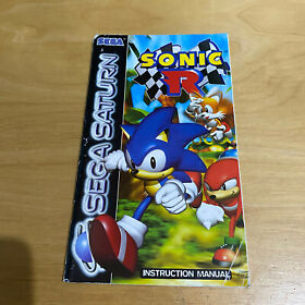 Sega Saturn Instruction Manual - Sonic R