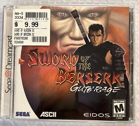 Sega Dreamcast Sword Of The Berserk Gut's Rage Vintage Video Game New Sealed