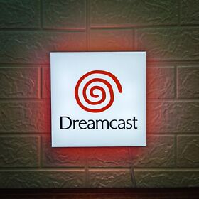 Dreamcast Logo LED Sign | Sega Console 3D Printed Light Sign