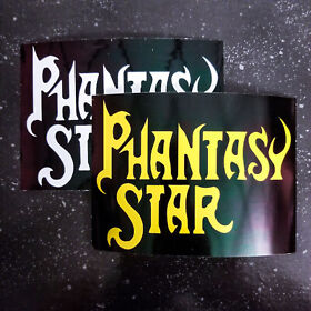 [6" x 2"]  [Vinyl Bumper Sticker] - SEGA Phantasy Star Logo - Dreamcast 2 Online