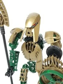 LEGO Bionicle 8762 Toa Iruini Complete Toa Hagah Guardian Green Gold Shield