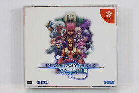 Phantasy Star Online W/ Spine Dreamcast DC Japan Import US Seller D129
