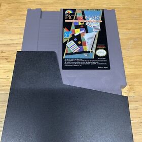 Pictionary Quick Draw Game NES Nintendo Entertainment System Works Cart Sleeve
