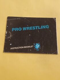 Pro Wrestling Manual Only NES Nintendo