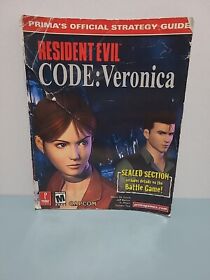 Resident Evil Code: Veronica Prima Offical Strategy Guide Dreamcast Capcom 
