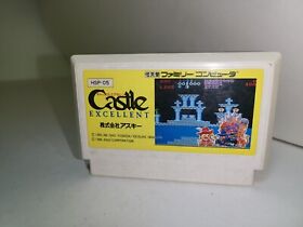 Castle Excellent  Game Cartridge for the Nintendo Famicom console #A17