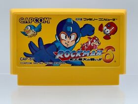 ROCKMAN 6 Famicom Japanese Mega Man 6 Cartridge ONLY US Seller FC0152